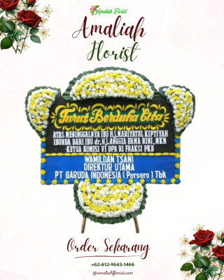 Papan Bunga Duka di Makasar